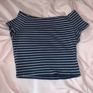 Brandy melville crop off the shoulder top